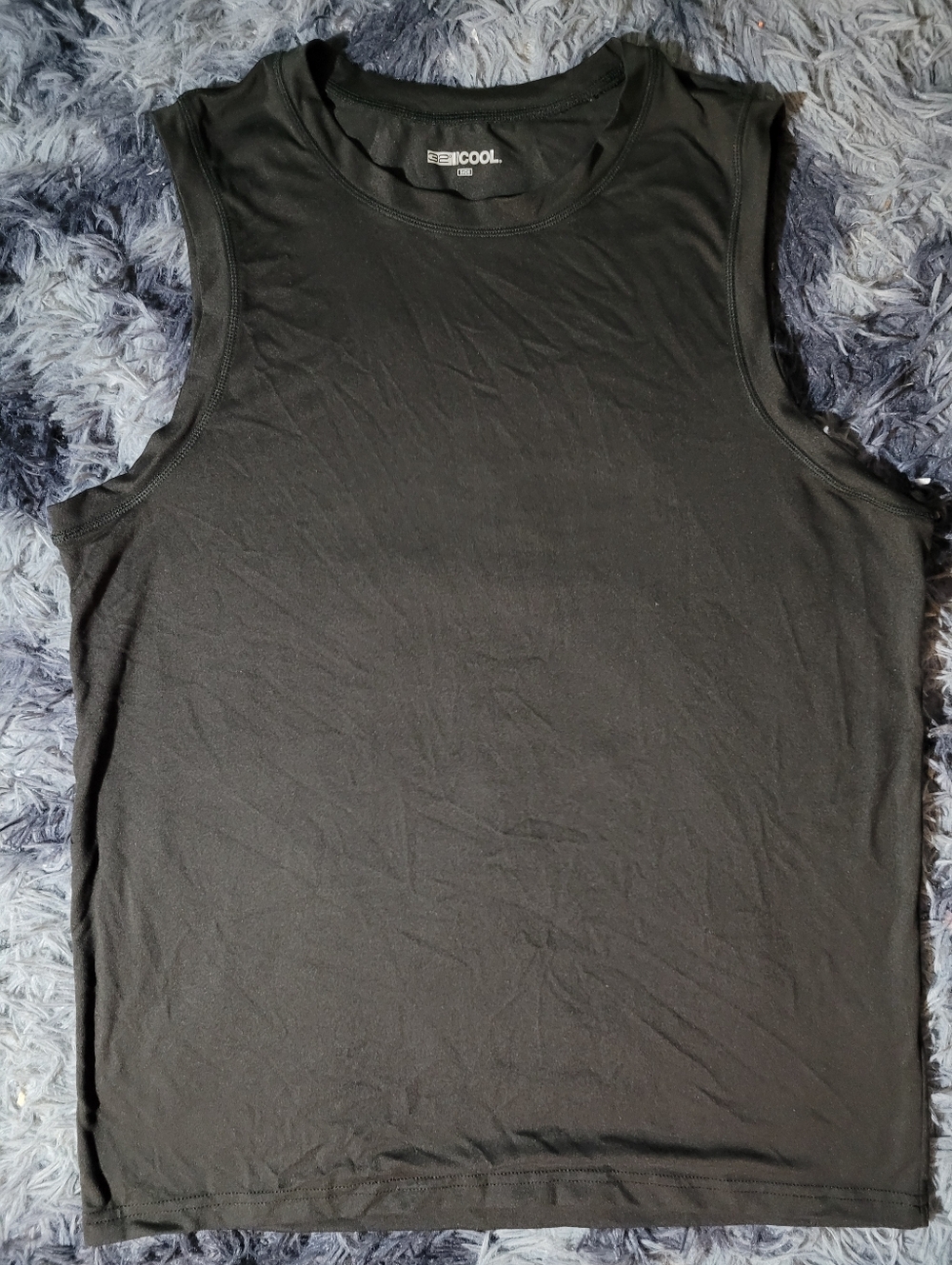 32 Degrees Black Tank Top